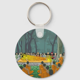 ブッダの最後のニルヴァーナのキーチェーン キーホルダー