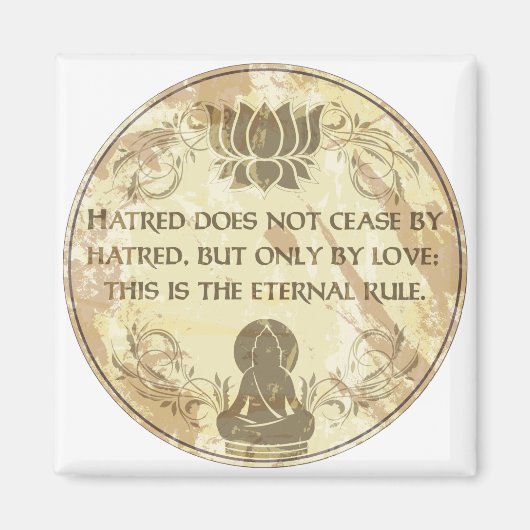 ブッダの永遠の支配 マグネット (正面)