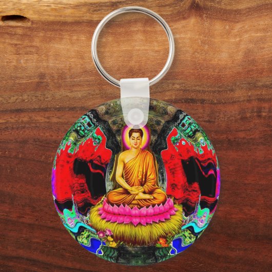 ブッダの渦巻き – キーチェーン (正面)