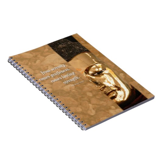 ブッダの穏やかな柔軟性強さのジャーナル ノートブック (右側)