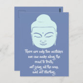 ブッダの道と真理のはがき ポストカード (正面/裏面)