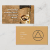 ブッダの静けさの優しさ 名刺 (正面/裏面)