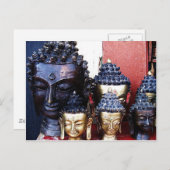 ブッダの頭 ポストカード (正面/裏面)