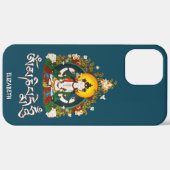 ブッダアミタバオムマニパドメフムチベットデザイン Case-Mate iPhoneケース (裏面 (横))