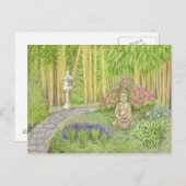 ブッダガーデンはがき ポストカード (正面/裏面)