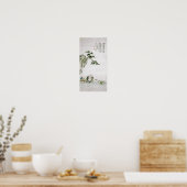 ブッダクロッシングリバーワタナベシュファインアート ポスター (キッチン)