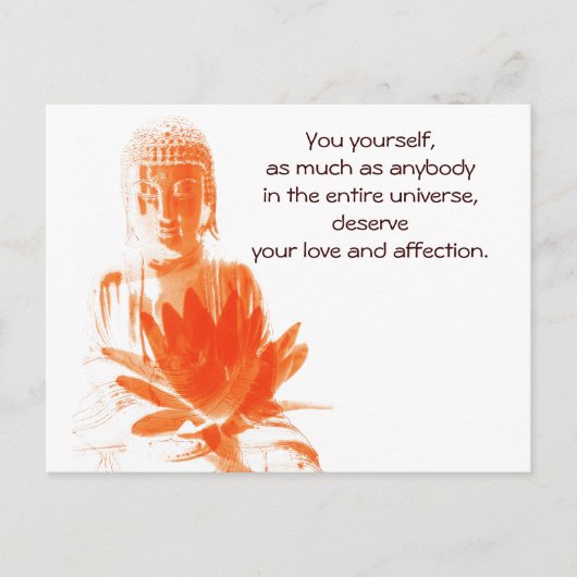 ブッダゴータマ引用文葉書 ポストカード (正面)