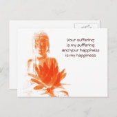 ブッダゴータマ引用文葉書 ポストカード (正面/裏面)