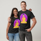 ブッダゴータマ・マインドフルピース愛の優しさM Tシャツ (ユニセックス)