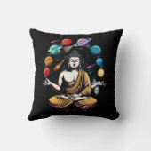 ブッダジャグリング宇宙惑星禅ヨガ瞑想 クッション (裏面)