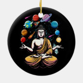 ブッダジャグリング宇宙惑星禅ヨガ瞑想 セラミックオーナメント (裏面)