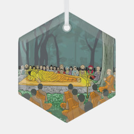 ブッダズファイナルニルヴァーナオーナメント ガラスオーナメント