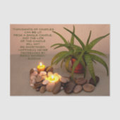 ブッダテンプレート引用文スチルライフ写真 薄葉紙 (正面)