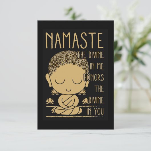ブッダナマステザディヴィン・イン・ミー サンキューカード (スタンド正面)