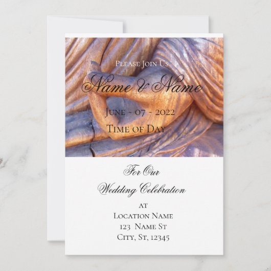 ブッダハンドムドラサンダー_コーブ 招待状 (正面)