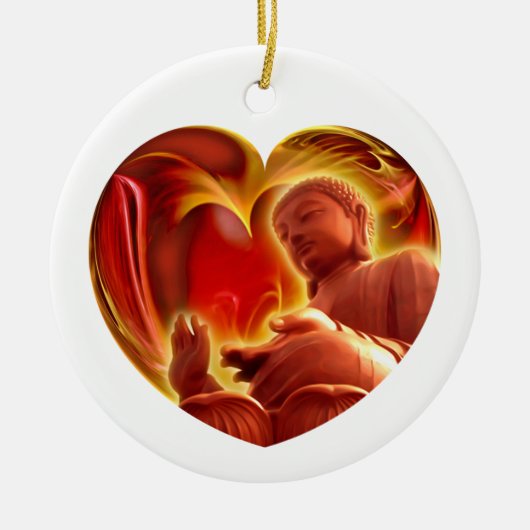 ブッダハート セラミックオーナメント (正面)