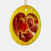 ブッダハート |黄色い光 セラミックオーナメント (右)