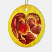 ブッダハート |黄色い光 セラミックオーナメント (左)