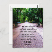 ブッダパス引用文 ポストカード (正面/裏面)