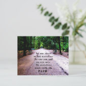 ブッダパス引用文 ポストカード (スタンド正面)