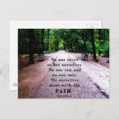 ブッダパス引用文 ポストカード (正面/裏面)