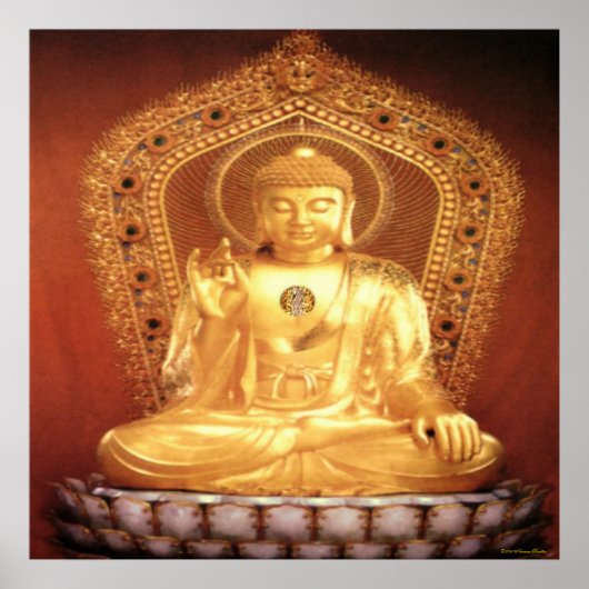 ブッダプリント ポスター (正面)