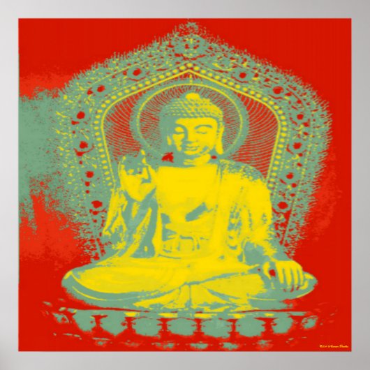 ブッダプリント ポスター (正面)