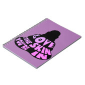 ブッダラブパープル ノートブック (左側)