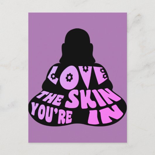 ブッダラブパープル ポストカード (正面)