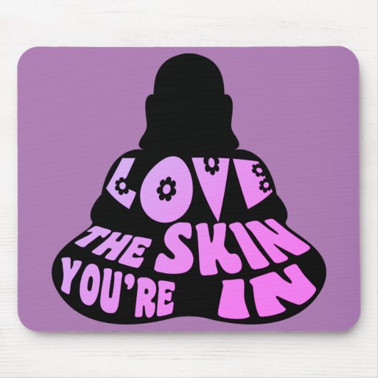 ブッダラブパープル マウスパッド (正面)