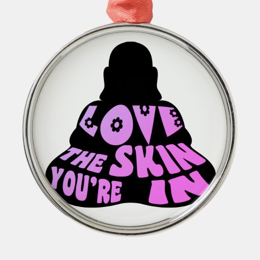 ブッダラブパープル メタルオーナメント (正面)