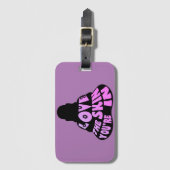 ブッダラブパープル ラゲッジタグ (正面縦)