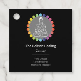 ブッダレインボーチャクラスピリチュアル形而上学的ヨガ フェイバータグ