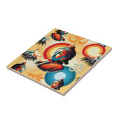 ブッダレトロポップ・アートのアートシームレスパターン タイル (側面)