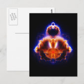 ブッダロット地図マンデルブロット・セット・ゴータマ・ブッダ ポストカード (正面/裏面)