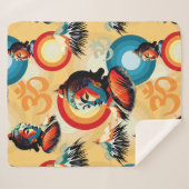 ブッダロードレトロポップ・アートのアートポートレート シェルパブランケット (正面(横))