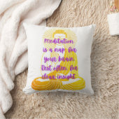 ブッダ今日V4平和ピロー#2 -装飾用クッション クッション (ブランケット)