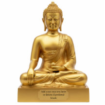 ブッダ像 金色 不動仏像 仏像 接地触地印