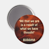 ブッダ前向き引用文フラクタルアートマグネットシリーズ マグネット (正面/裏面)