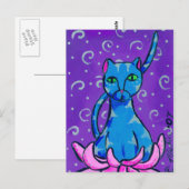 ブッダ子猫 ポストカード (正面/裏面)