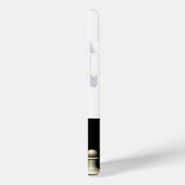 ブッダ引用文とチェスゲーム白黒 Case-Mate iPhoneケース (裏面 / 左)