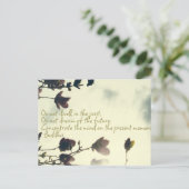 ブッダ引用文オン過去 ポストカード (スタンド正面)