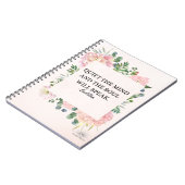 ブッダ引用文ジャーナル ノートブック (左側)