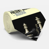 ブッダ引用文チェスゲームタイ ネクタイ (ロール)