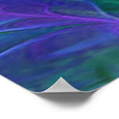 ブッダ引用文ロータスフラワー ポスター (角)