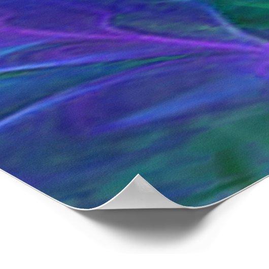 ブッダ引用文ロータスフラワー ポスター (角)