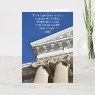 ブッダ引用文心理学博士号 カード