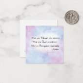 *~ブッダ引用文感動的AP62ノートカード ノートカード (正面/裏面インサイチュ)