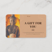 ブッダ引用文贈パーソナライズされたり物 名刺 (正面)