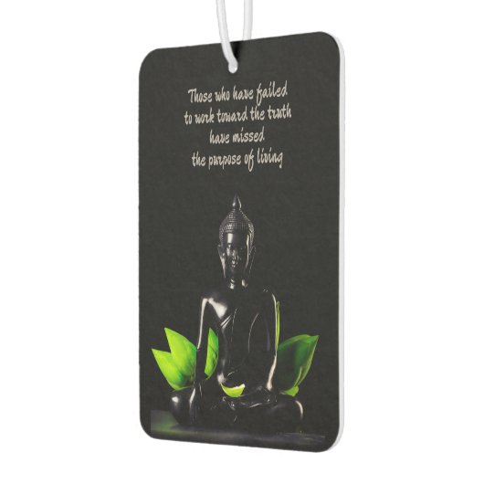 ブッダ引用文1エアーフレッシュナー カーエアーフレッシュナー (左)